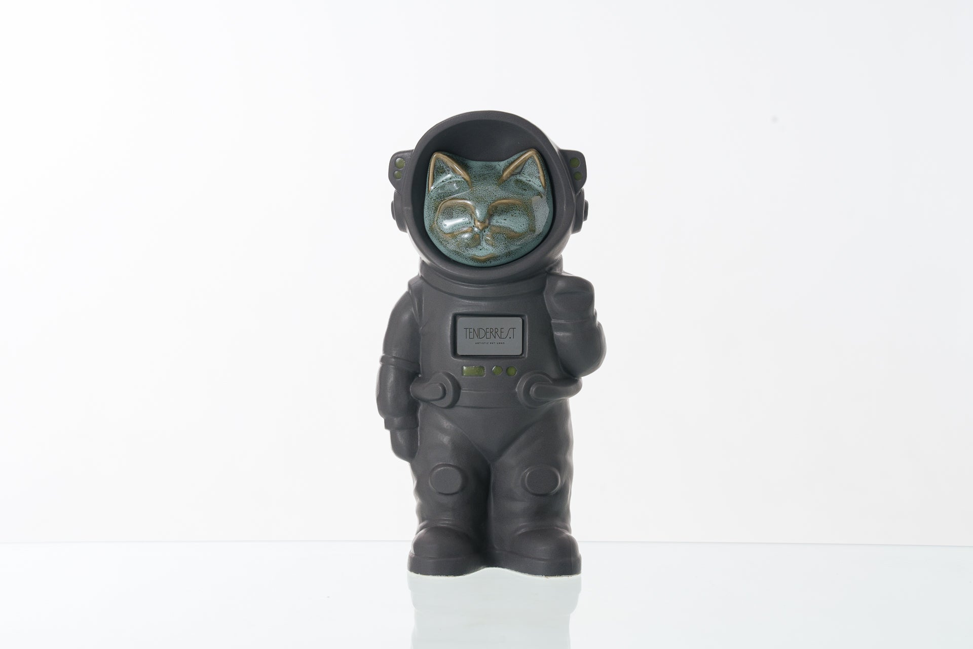 Handmade Customisable Cat Cremation Urn. Handmade Astronaut Art Urn. Keepsake for Ashes by TenderRest