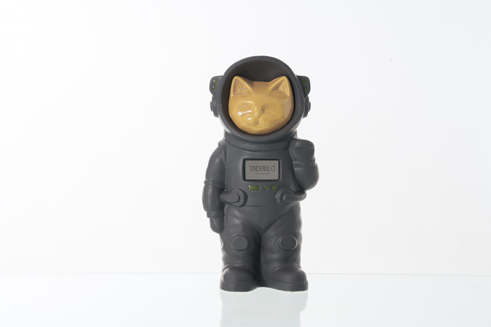 Handmade Customisable Cat Cremation Urn. Handmade Astronaut Art Urn. Keepsake for Ashes by TenderRest