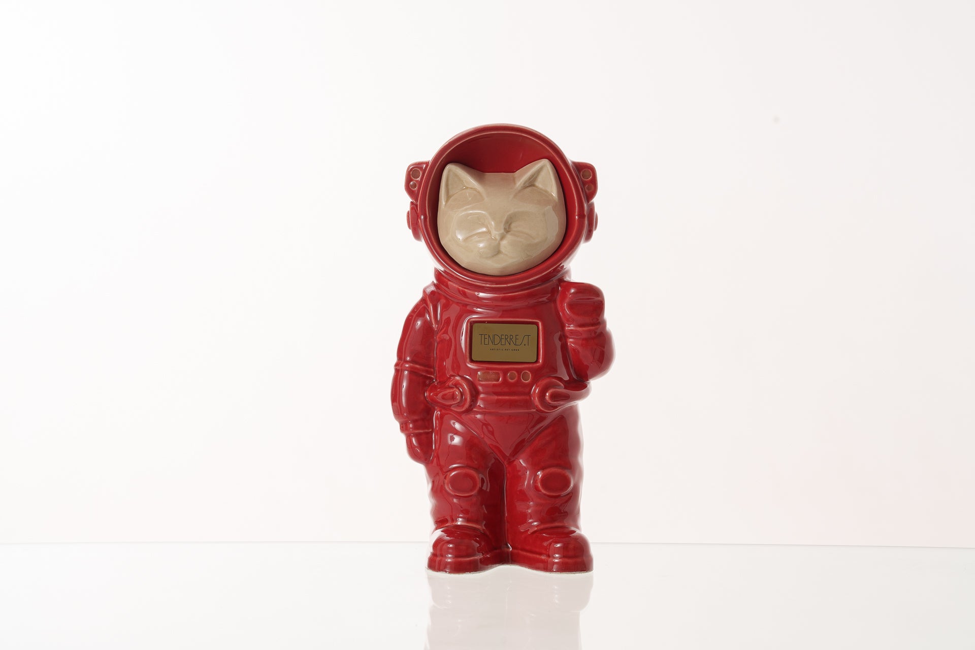 Handmade Customisable Cat Cremation Urn. Handmade Astronaut Art Urn by TenderRest