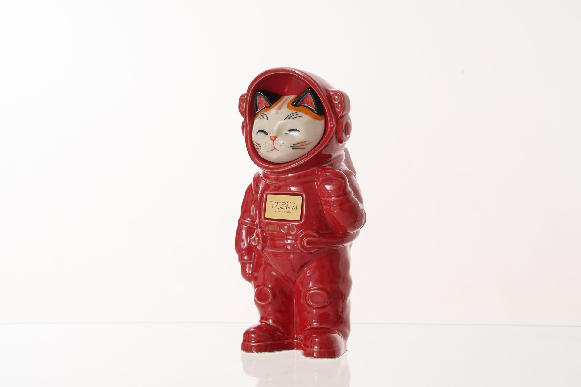 Handmade Customisable Cat Sora Cremation Urn. Handmade Astronaut Art Urn by TenderRest