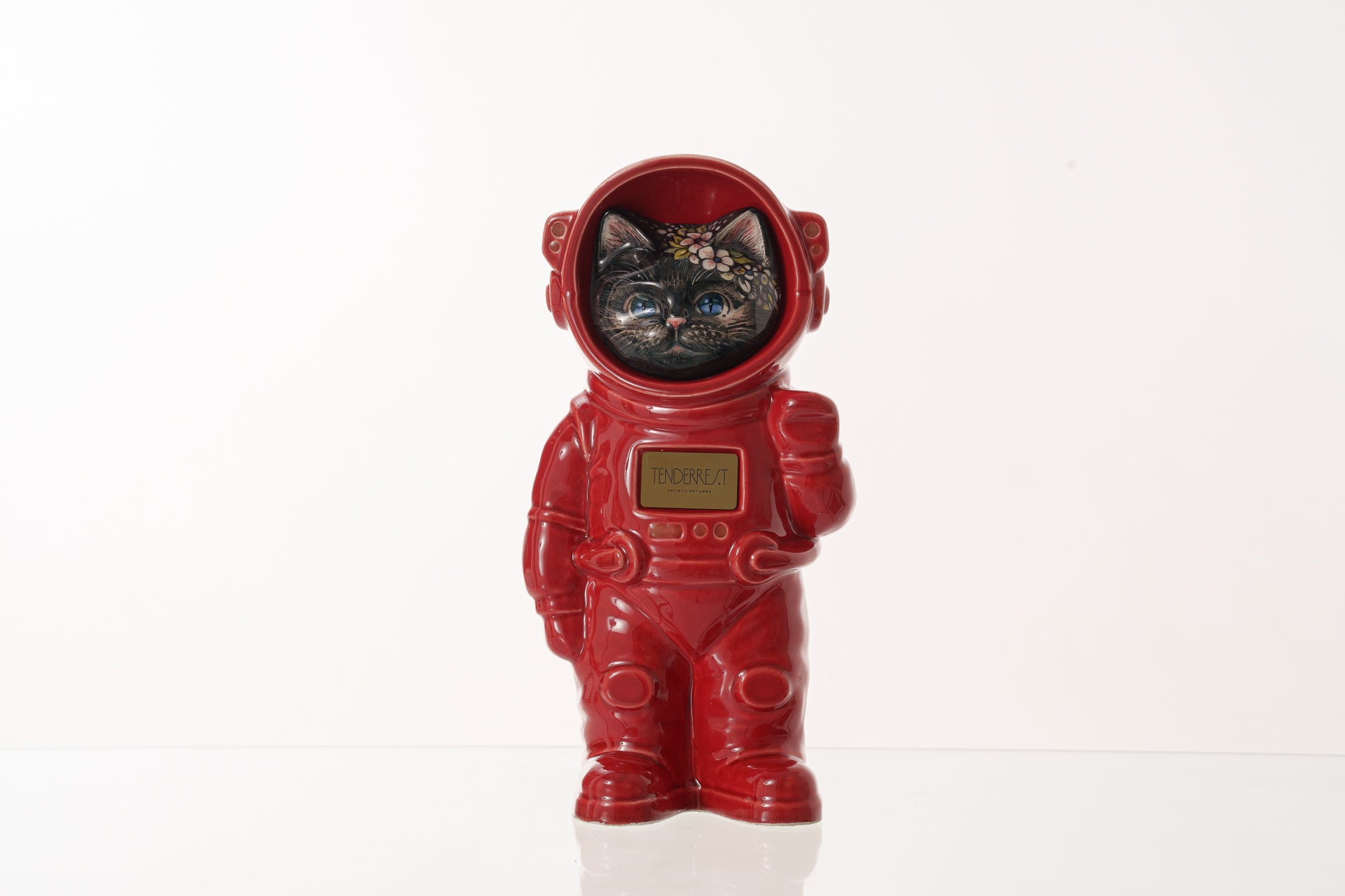 Handmade Customisable Cat Aster Cremation Urn. Handmade Astronaut Art Urn by TenderRest