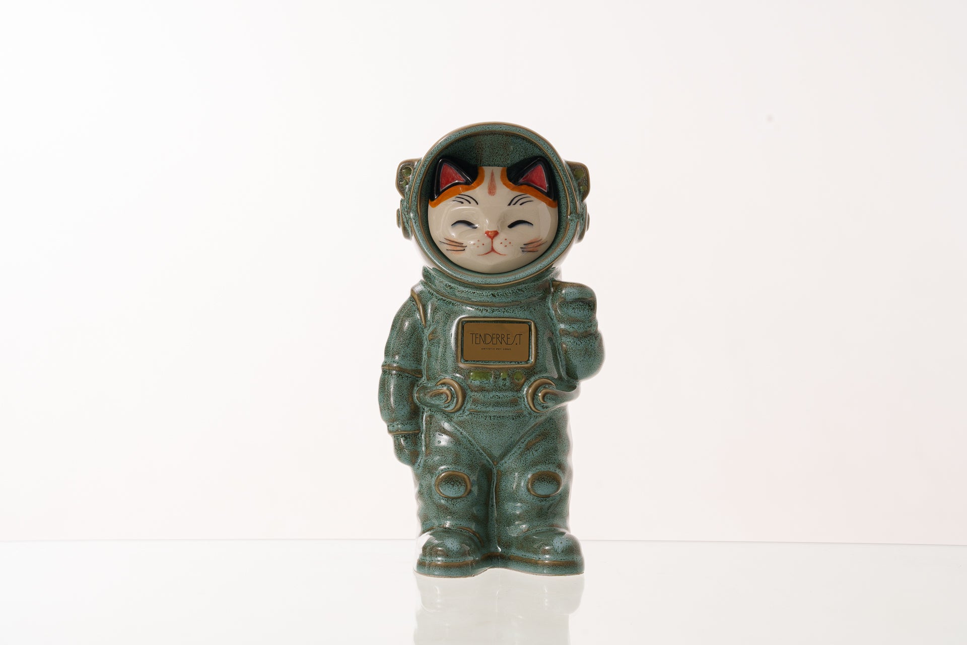 Handmade Customisable Cat Sora Cremation Urn. Handmade Astronaut Art Urn by TenderRest