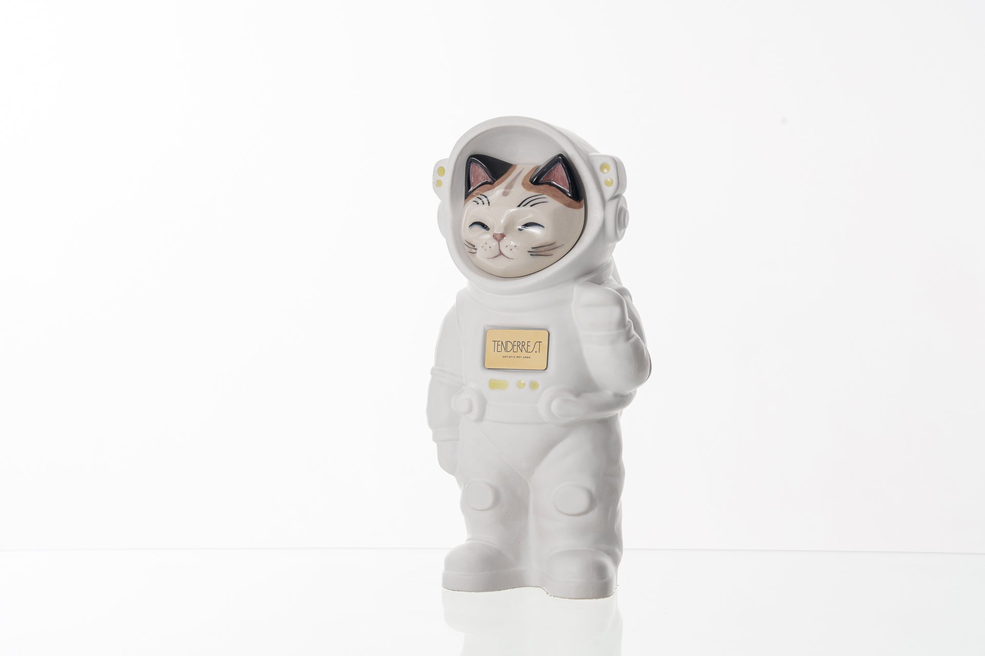 Handmade Customisable Cat Sora Cremation Urn. Handmade Astronaut Art Urn by TenderRest