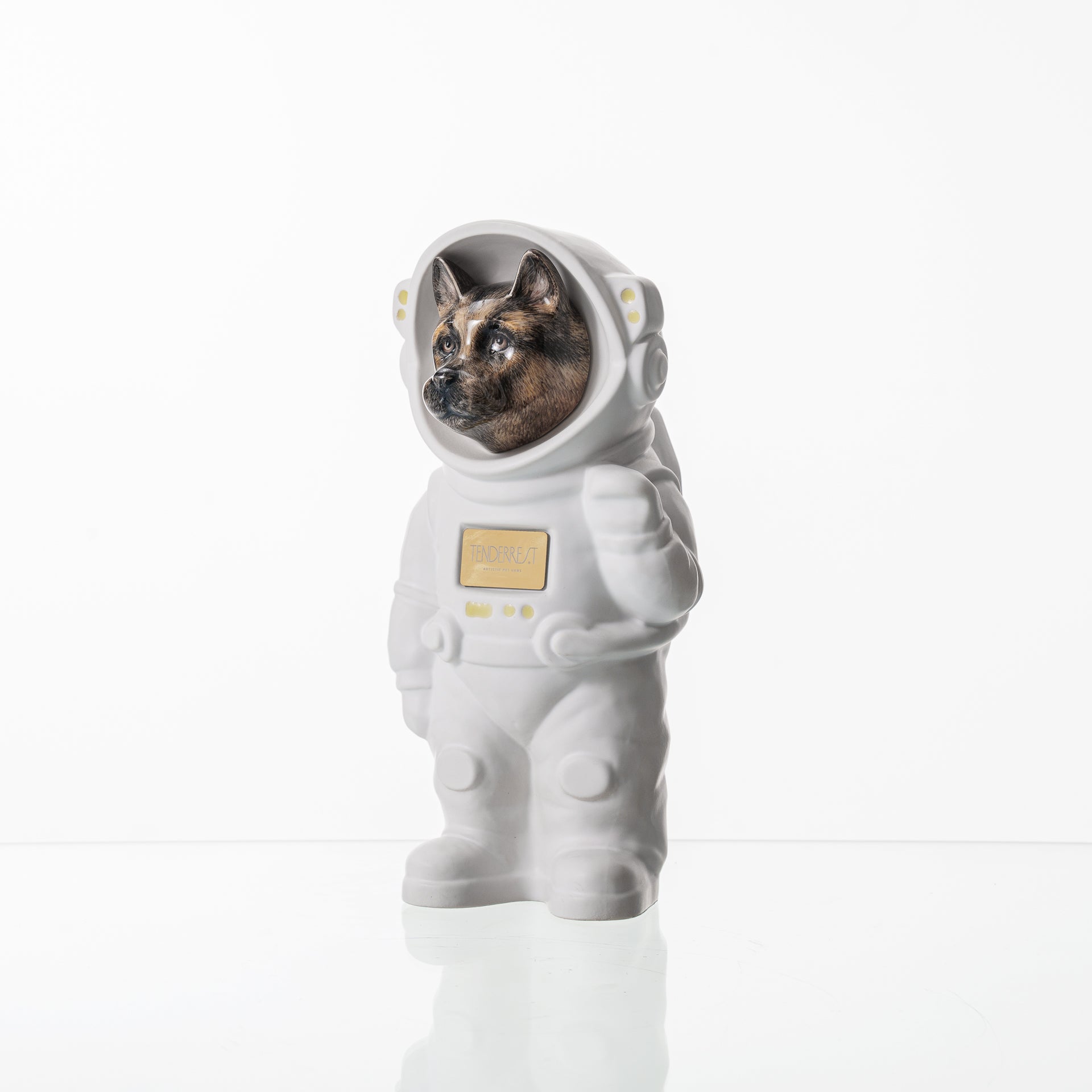 Customizable Pet Cremation Urn - Dog | Ceramic Handmade Figure