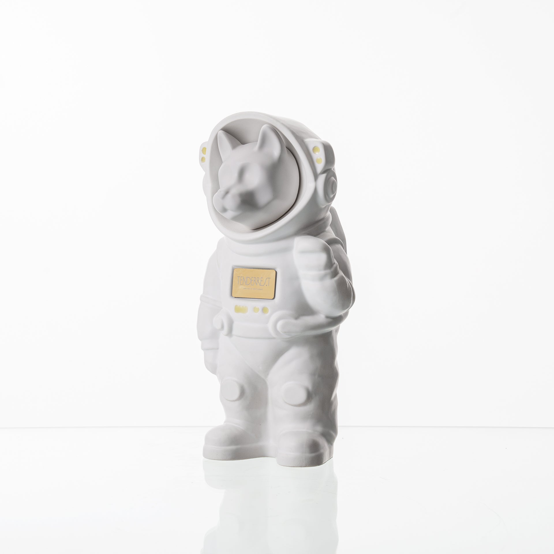 Customizable Pet Cremation Urn - Dog | Ceramic Handmade Figure