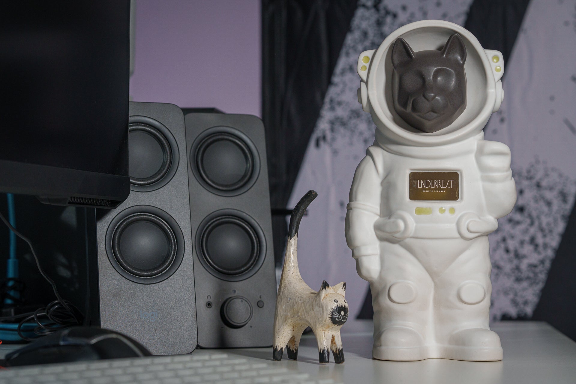 Custom Decorated Pet urn for dogs