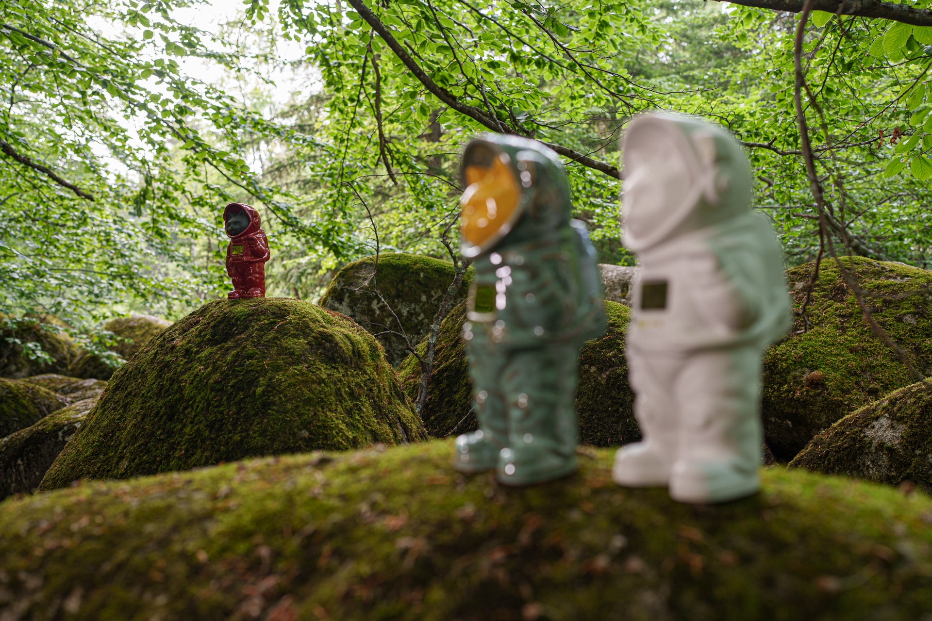 Urn for Ashes Astronaut Cat. Handmade Customisable Cat Cremation Urn. Handmade Astronaut Art Urn. Keepsake for Ashes by TenderRest.