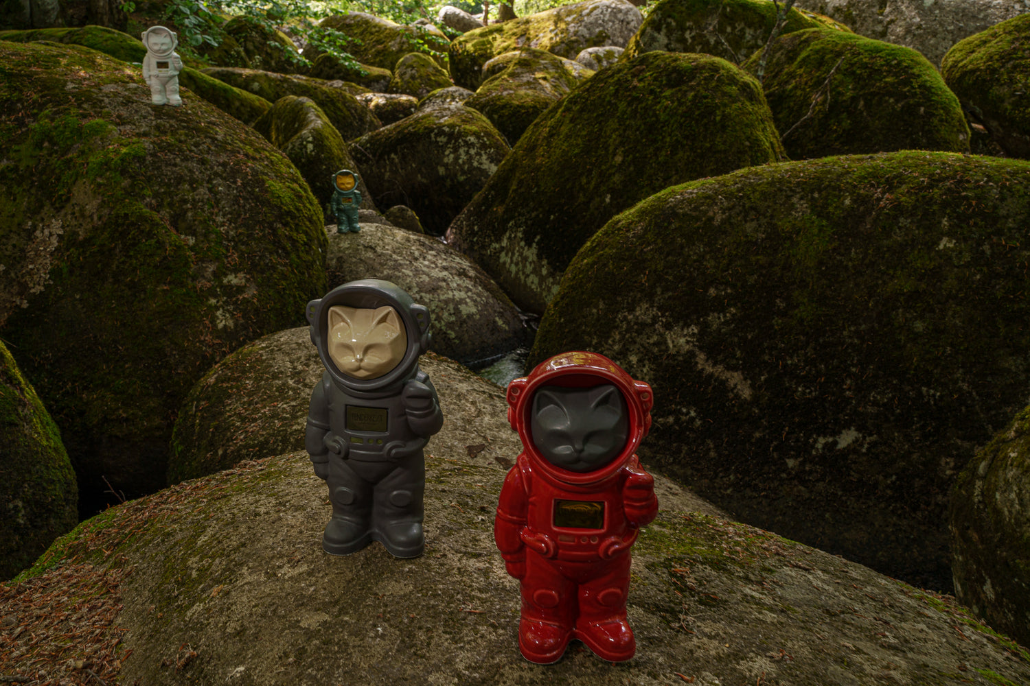 Urn for Ashes Astronaut Cat. Handmade Customisable Cat Cremation Urn. Handmade Astronaut Art Urn. Keepsake for Ashes by TenderRest.