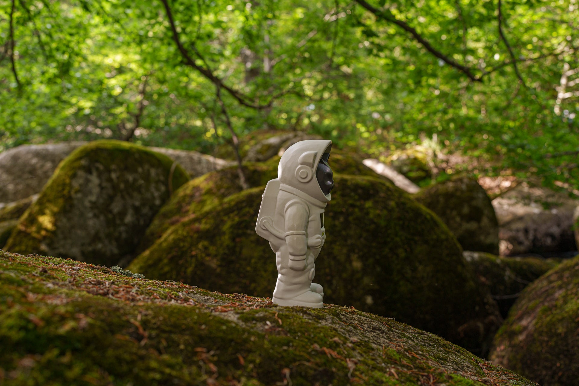 Urn for Ashes Astronaut Cat. Handmade Customisable Cat Cremation Urn. Handmade Astronaut Art Urn. Keepsake for Ashes by TenderRest.