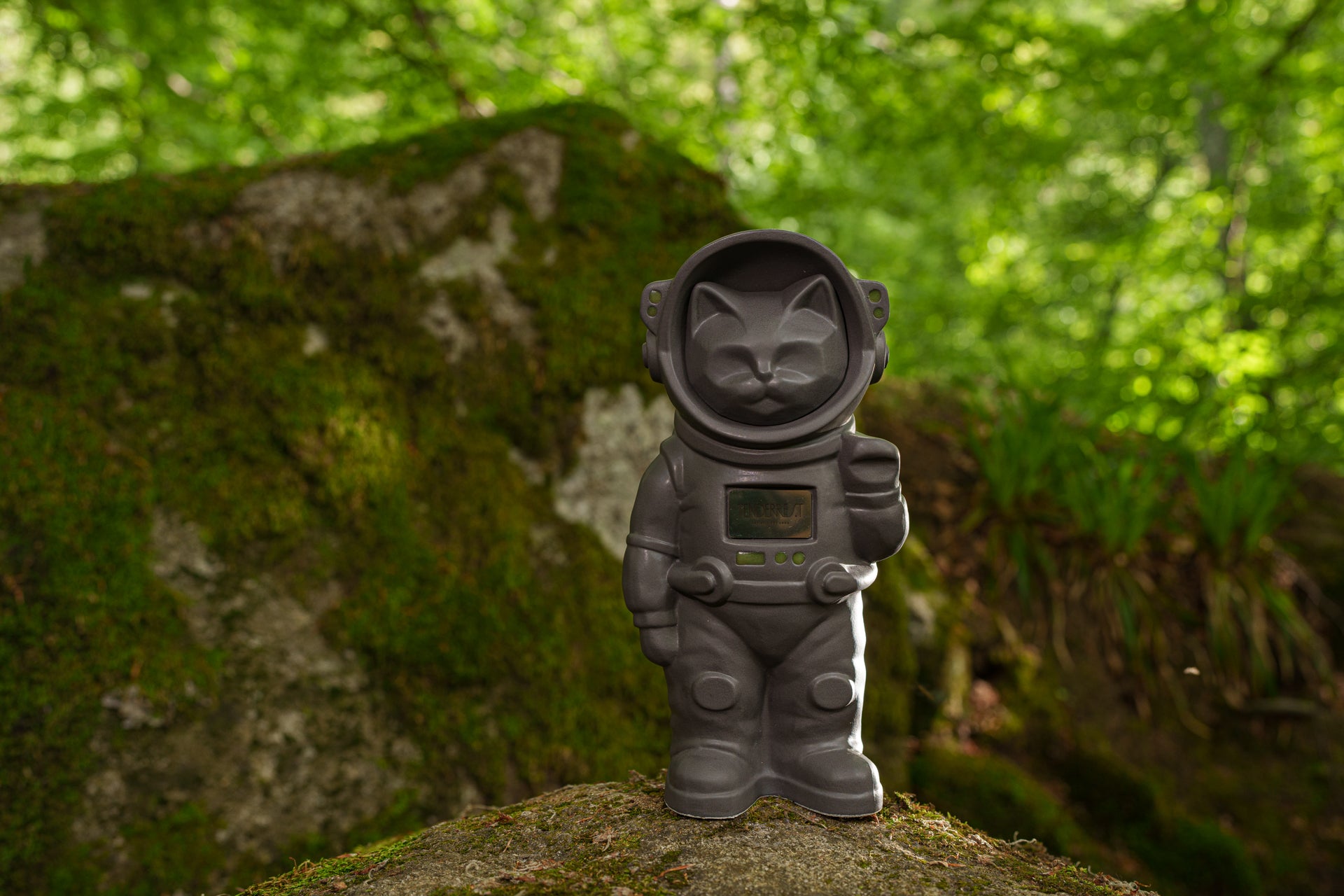 Urn for Ashes Astronaut Cat. Handmade Customisable Cat Cremation Urn. Handmade Astronaut Art Urn. Keepsake for Ashes by TenderRest.