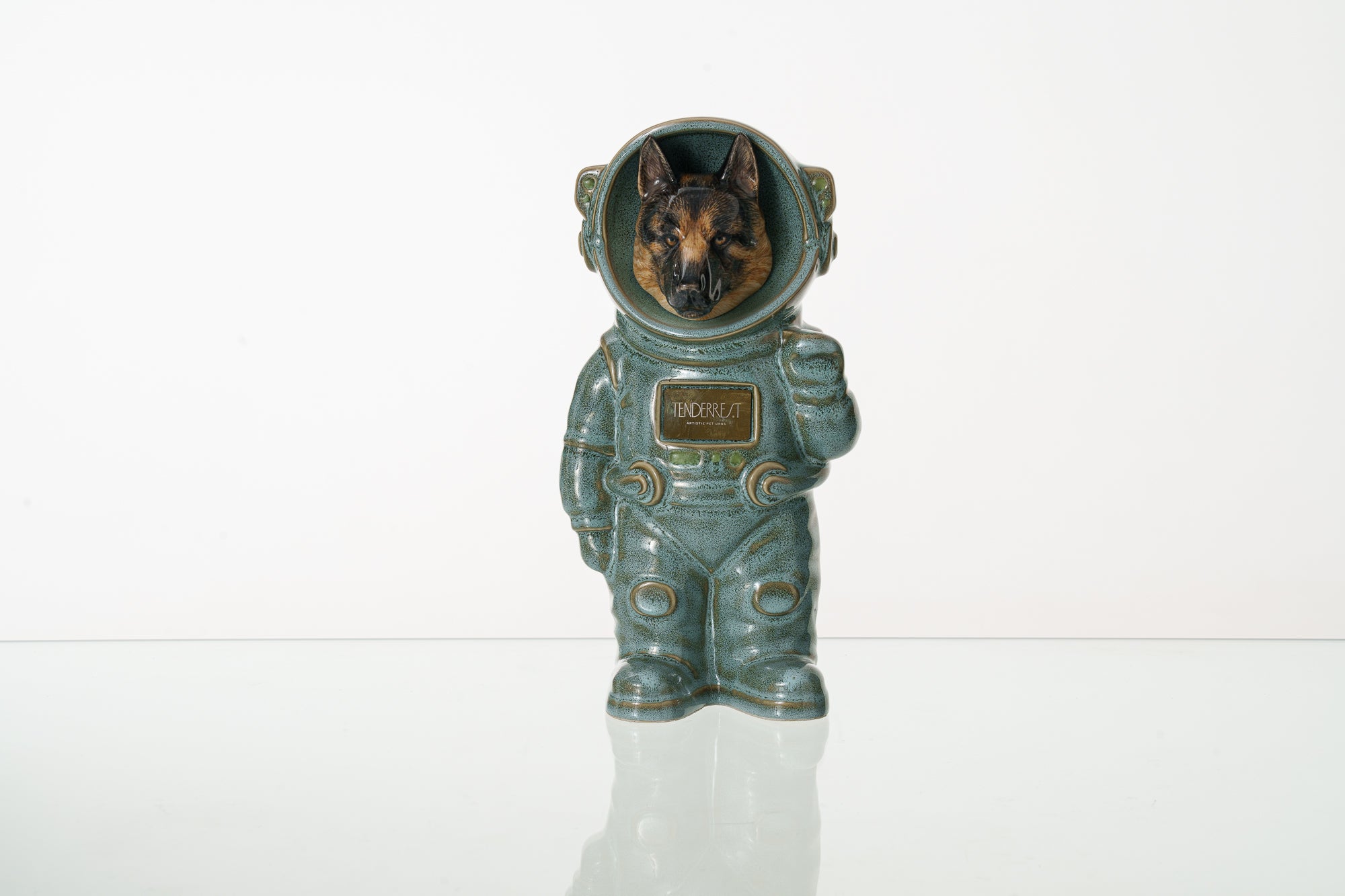 Urna de cremación para perro Jack Russell - Figura personalizable | Urna de cerámica para mascotas