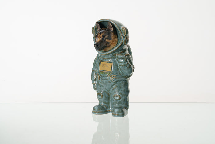 German Shepherd Astronaut Urn