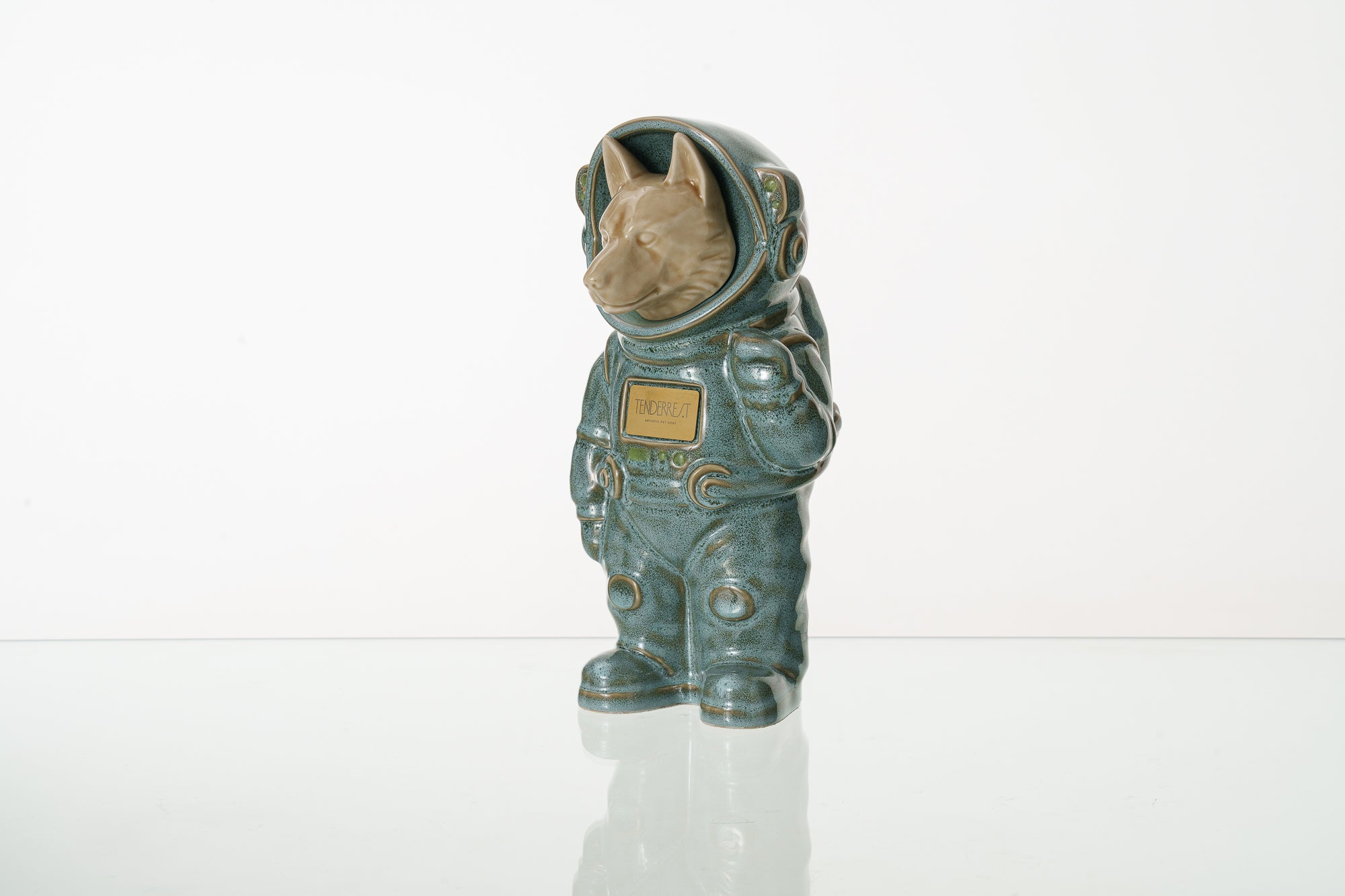 Urna de cremación para perro Jack Russell - Figura personalizable | Urna de cerámica para mascotas