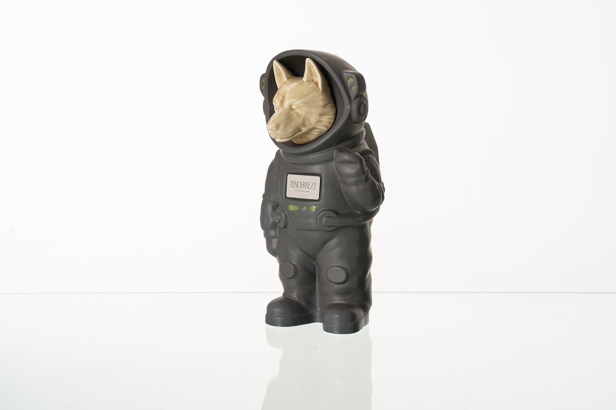 Urna de cremación para perro Jack Russell - Figura personalizable | Urna de cerámica para mascotas