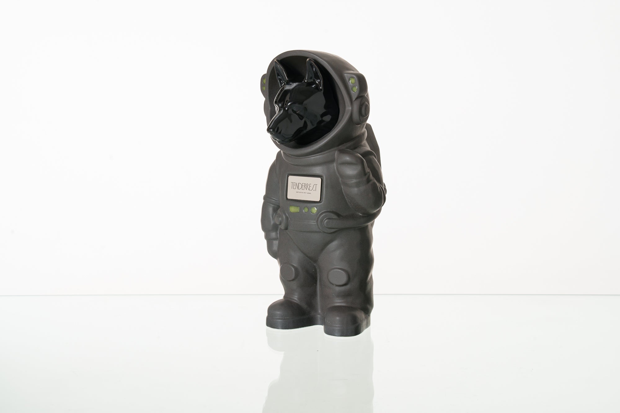 Urna de cremación para perro Jack Russell - Figura personalizable | Urna de cerámica para mascotas