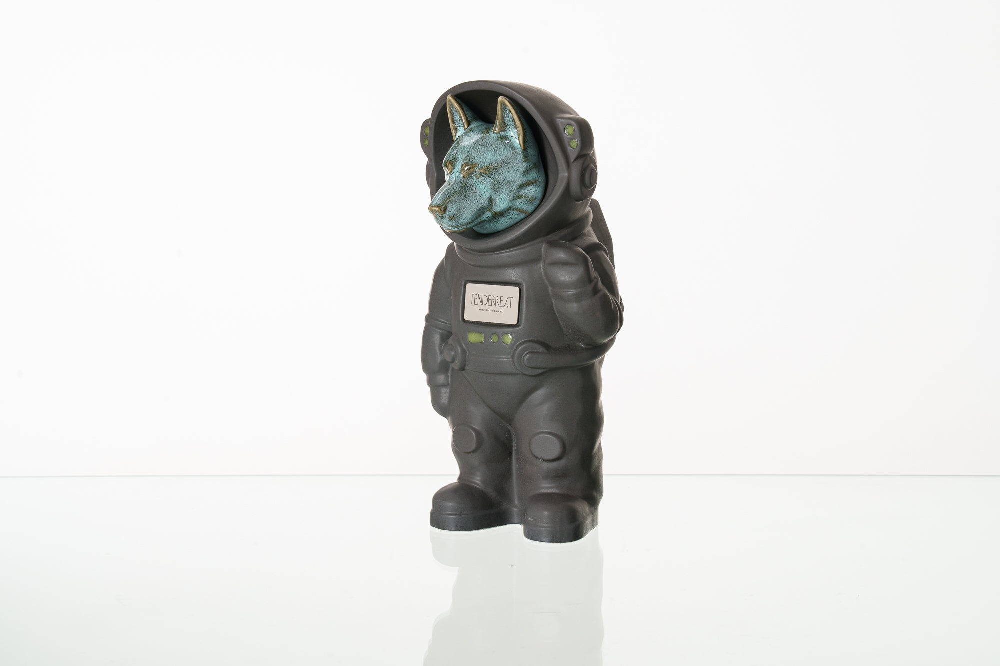 Urna de cremación para perro Jack Russell - Figura personalizable | Urna de cerámica para mascotas
