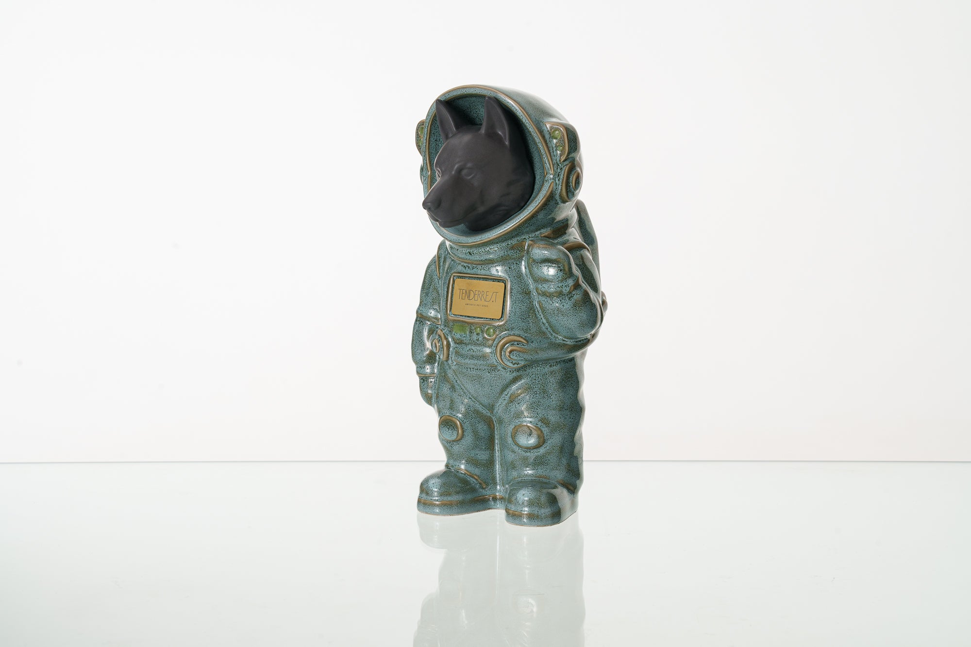 Urna de cremación para perro Jack Russell - Figura personalizable | Urna de cerámica para mascotas