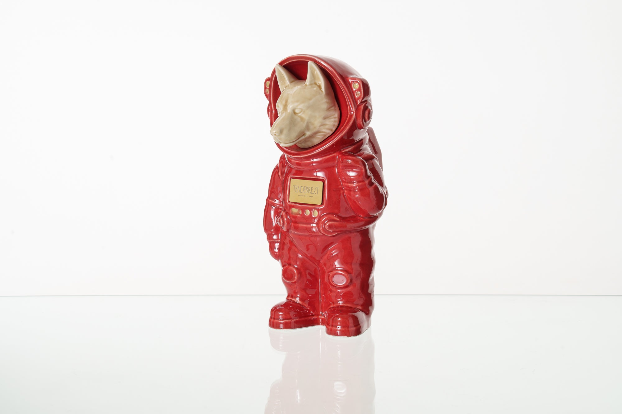 Urna de cremación para perro Jack Russell - Figura personalizable | Urna de cerámica para mascotas
