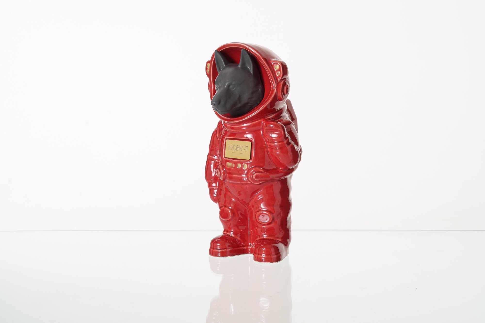 Urna de cremación para perro Jack Russell - Figura personalizable | Urna de cerámica para mascotas