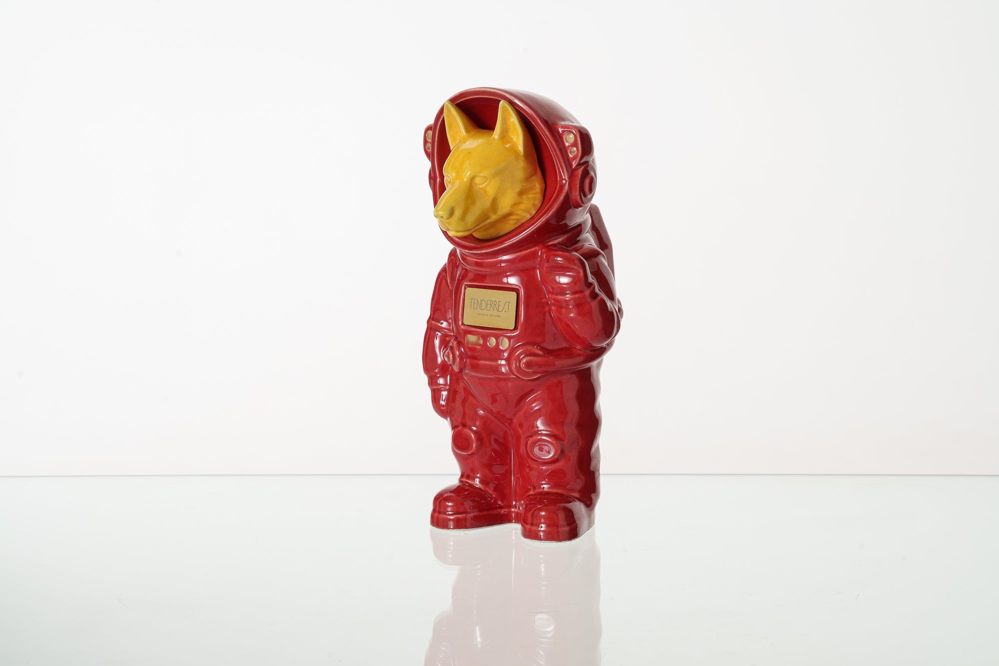 Urna de cremación para perro Jack Russell - Figura personalizable | Urna de cerámica para mascotas
