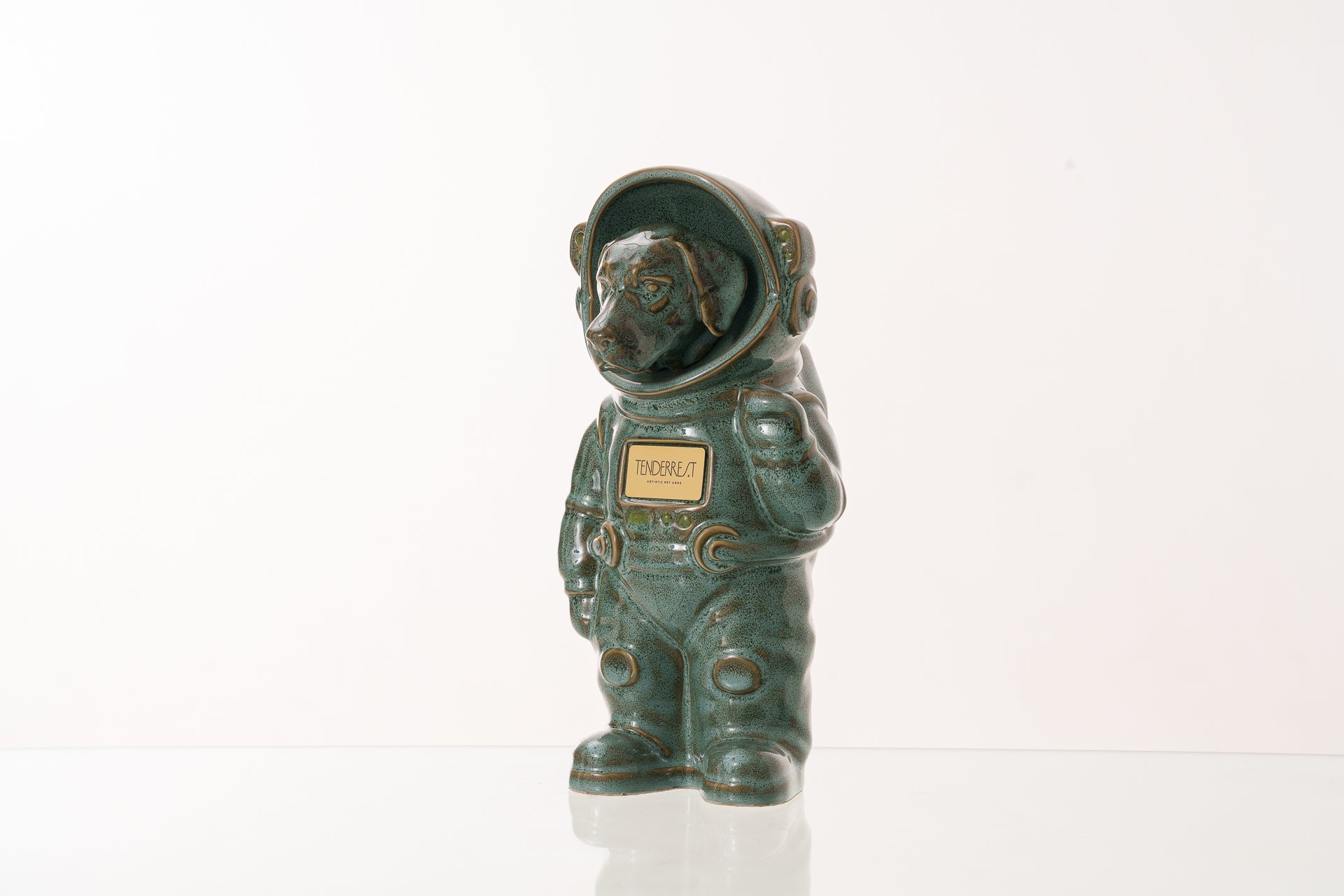 Urn for Ashes Astronaut Dog Labrador Retriever. Handmade Customisable Dog Cremation Urn. Handmade Astronaut Art Urn. Keepsake for Ashes by TenderRest.