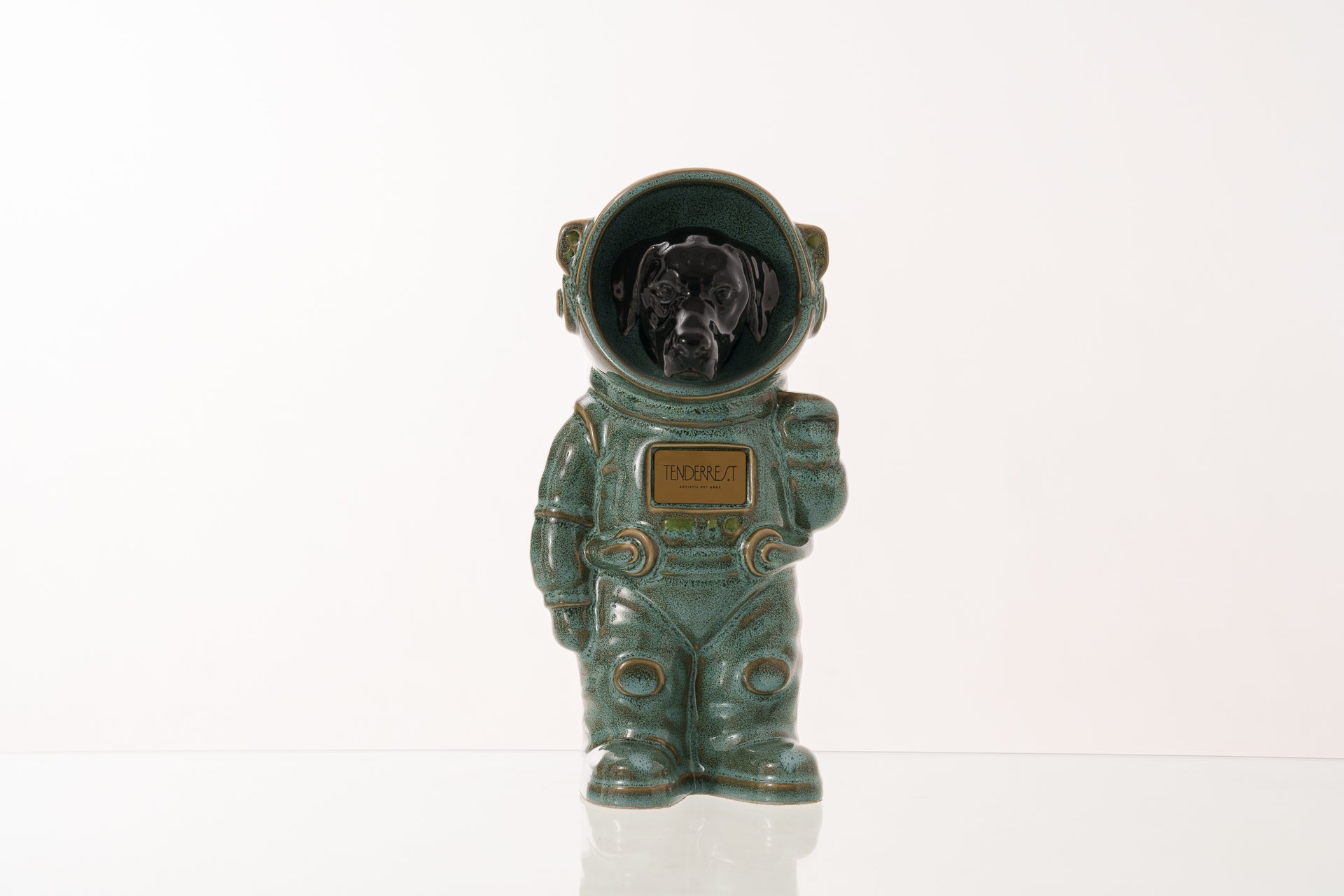 Urn for Ashes Astronaut Dog Labrador Retriever. Handmade Customisable Dog Cremation Urn. Handmade Astronaut Art Urn. Keepsake for Ashes by TenderRest. Oily Grreen Costume
