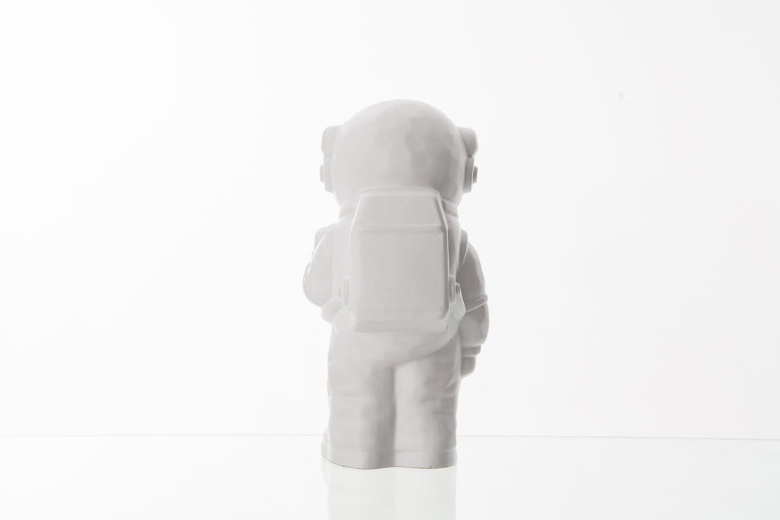 Handmade Customisable Cremation Urn. Handmade Astronaut Art Urn. Keepsake for Ashes by TenderRest. Behind Version