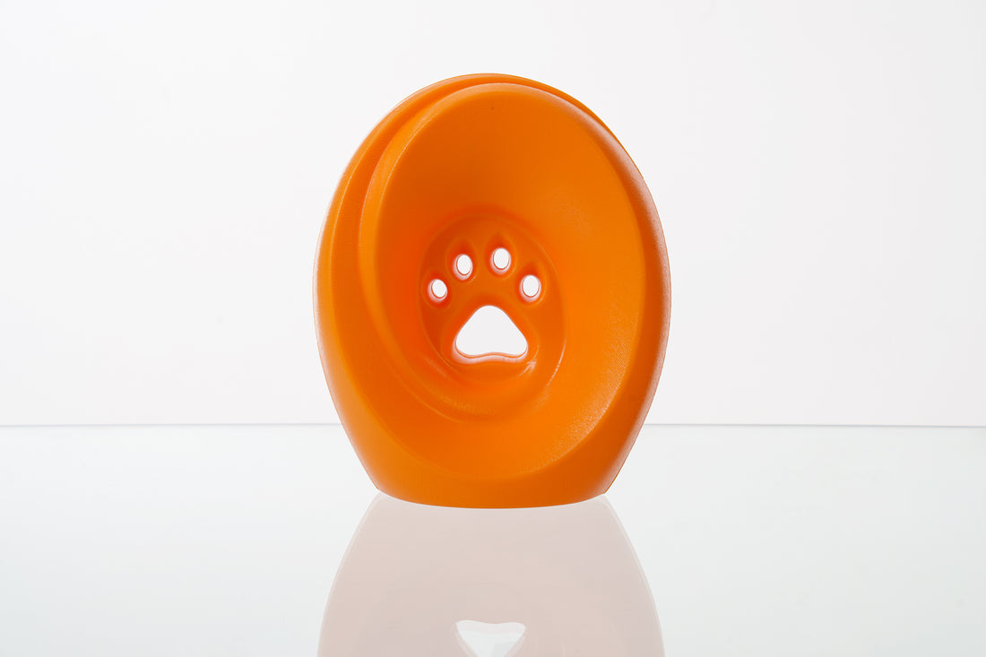 Legacy Paw Cremation Urn - Orange | Pet Urn
