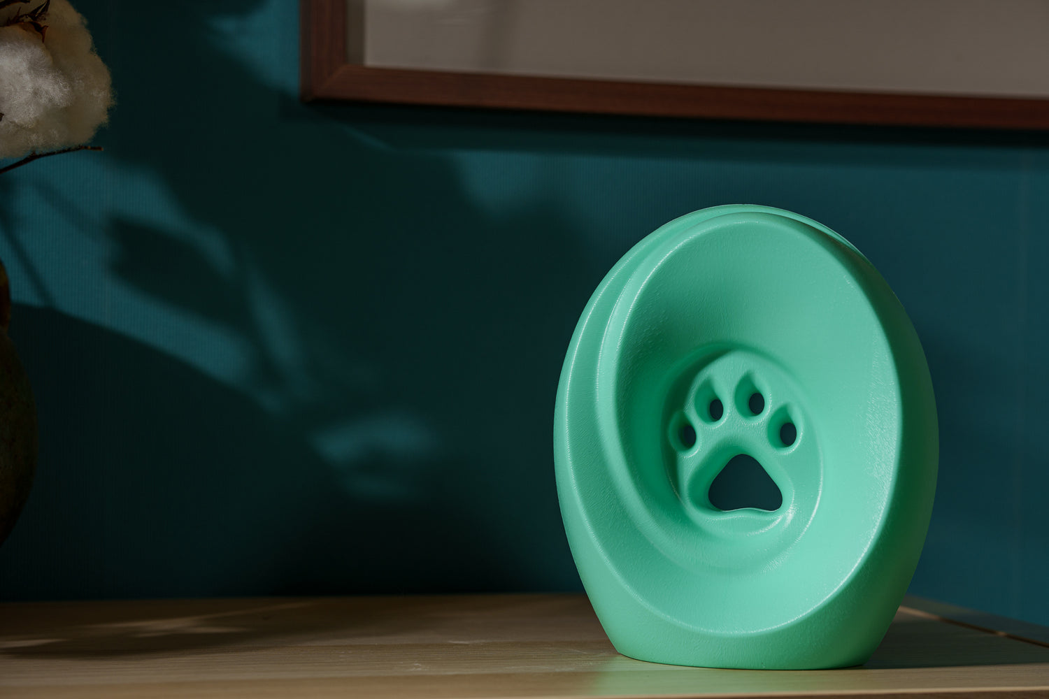 Legacy Paw Cremation Urn - Mint | Pet Urn