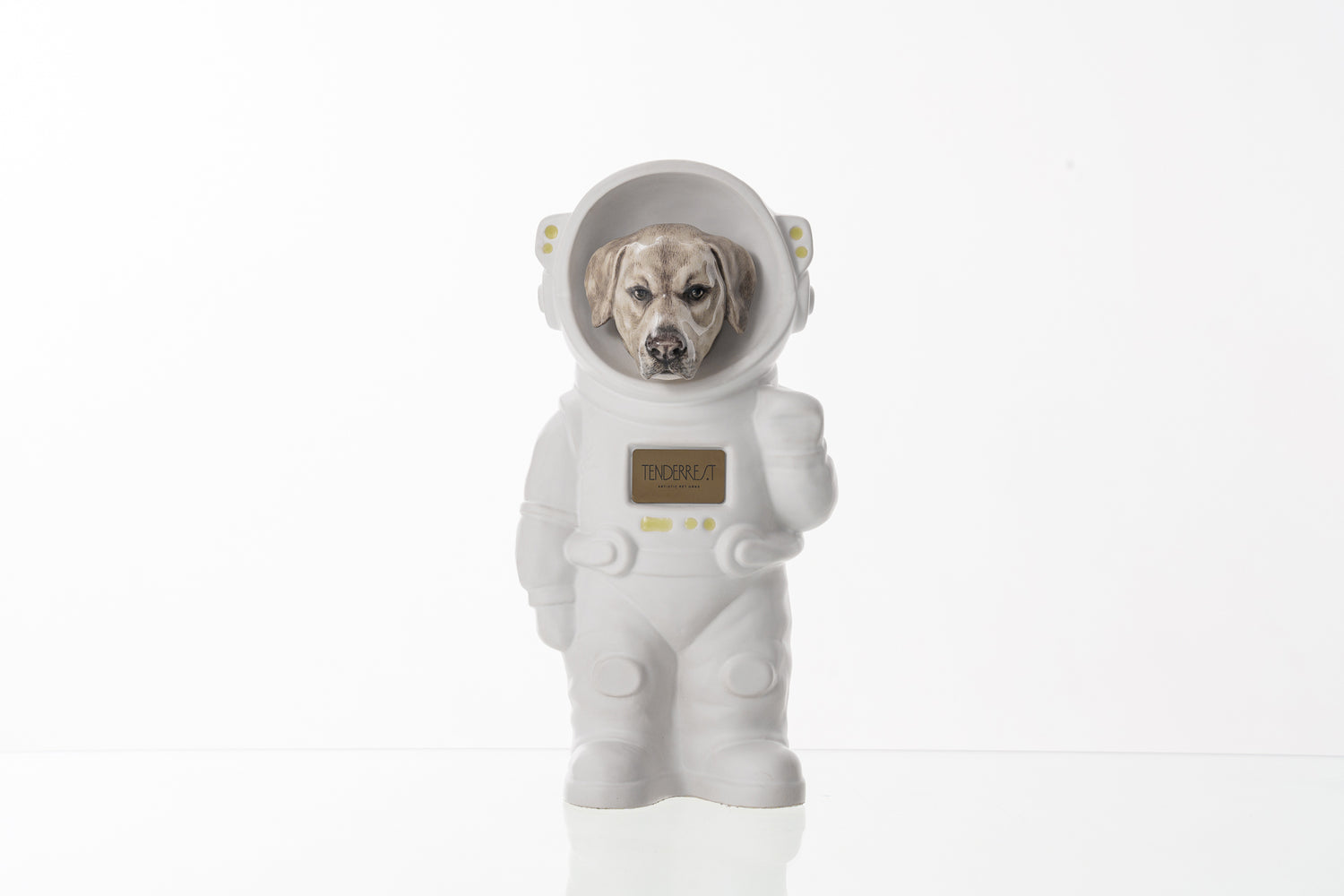 Urn for Ashes Astronaut Dog Labrador Retriever. Handmade Customisable Dog Cremation Urn. Handmade Astronaut Art Urn. Keepsake for Ashes by TenderRest.