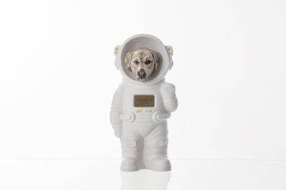 Urn for Ashes Astronaut Dog Labrador Retriever. Handmade Customisable Dog Cremation Urn. Handmade Astronaut Art Urn. Keepsake for Ashes by TenderRest.