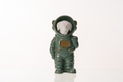 Urn for Ashes Astronaut Dog Labrador Retriever. Handmade Customisable Dog Cremation Urn. Handmade Astronaut Art Urn. Keepsake for Ashes by TenderRest. Oily Grreen Costume