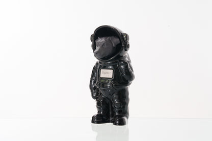 Urn for Ashes Astronaut Dog Jack Russel. Handmade Customisable Dog Cremation Urn. Handmade Astronaut Art Urn. Keepsake for Ashes by TenderRest. Black Costume