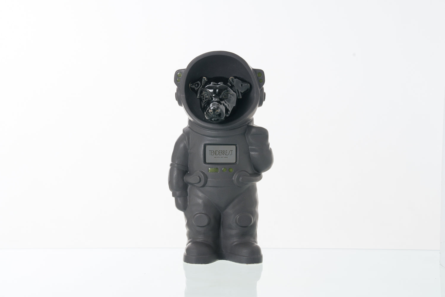 Urn for Ashes Astronaut Jack Russel . Handmade Customisable Dog Cremation Urn. Handmade Astronaut Art Urn. Keepsake for Ashes by TenderRest. Grey costume